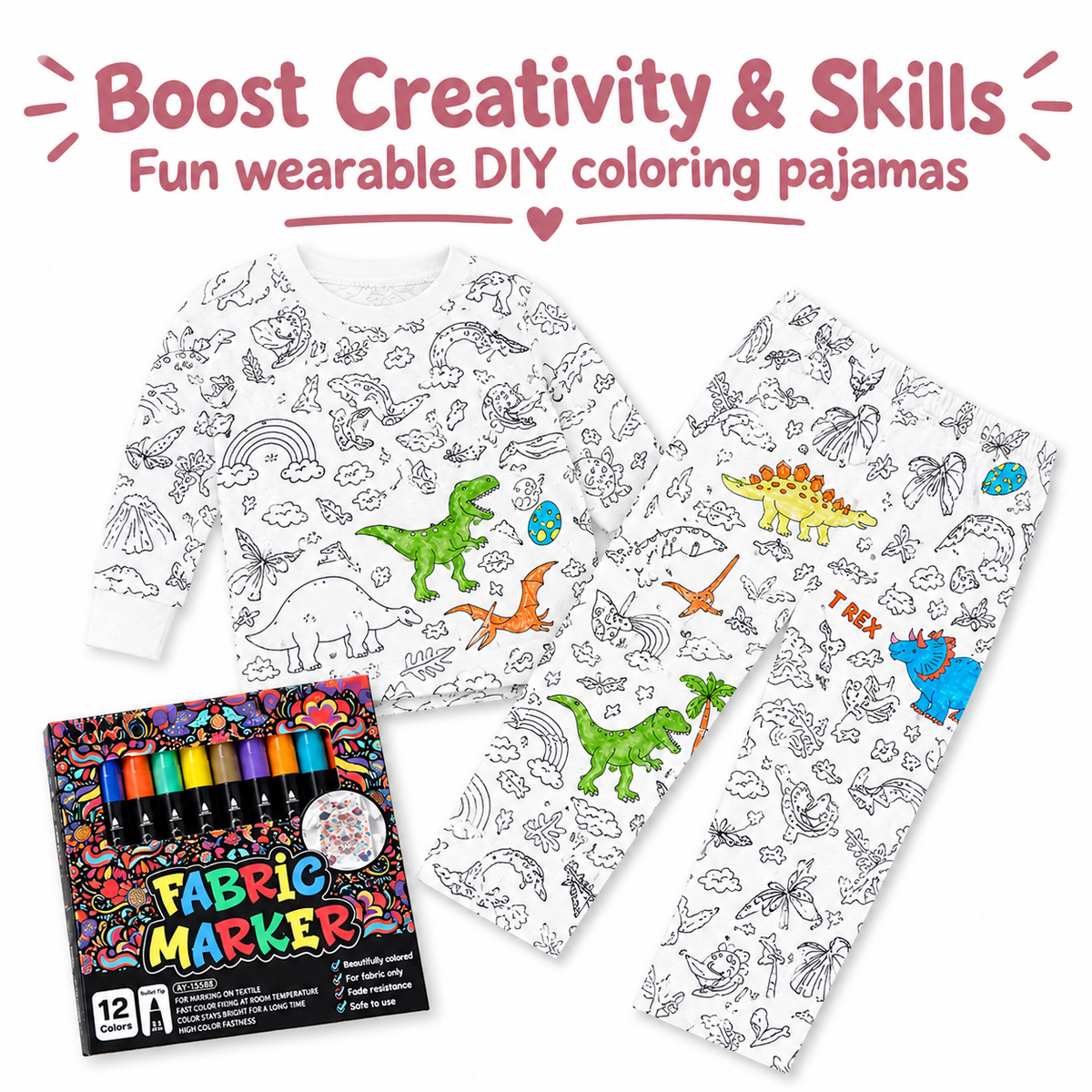 Comfie™ Kids’ Color-In Jammies