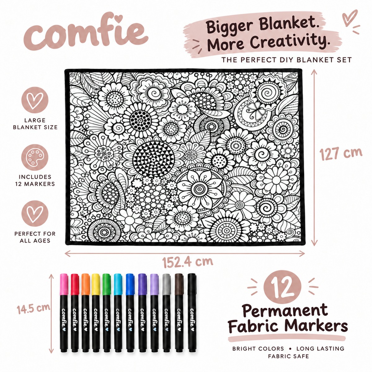 Comfie™ DIY Colouring Blanket